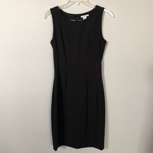 H&M black sleeveless work dress